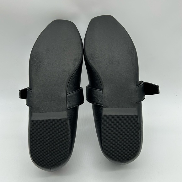 DV by Dolce Vita Black Munich Flats with Buckle Strap – Women’s Size 10 NIB - Picture 7 of 10